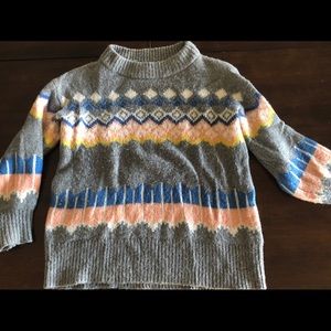 Loft fair isle sweater